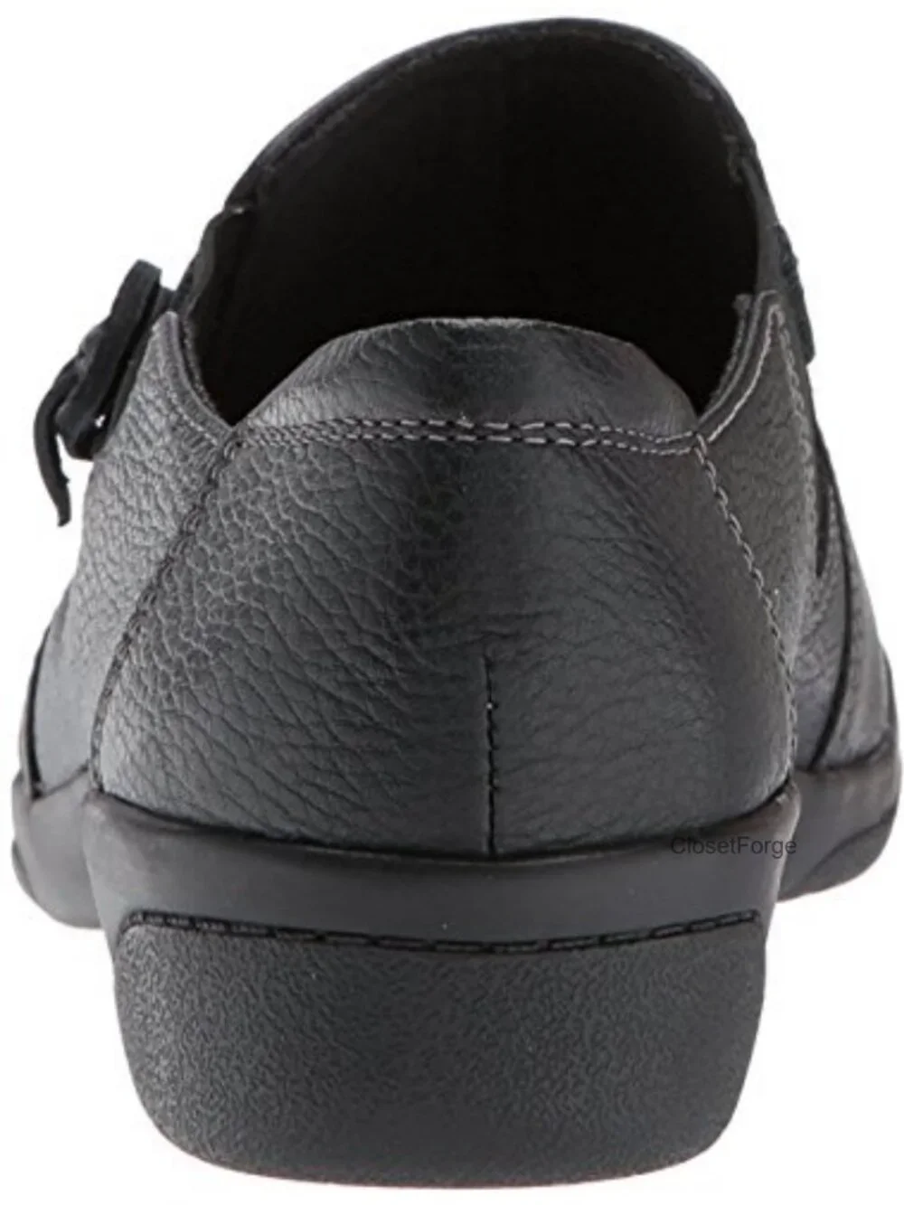 Women's Leather Pull-On Loafers with Cushioned OrthoLite Footbed